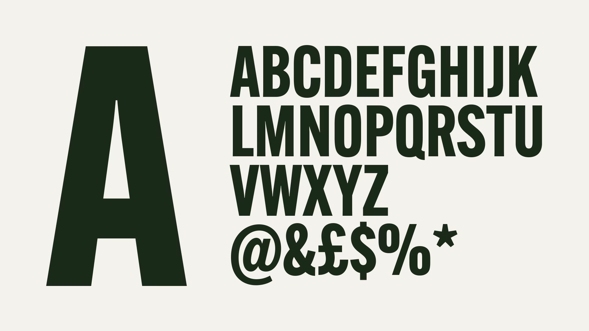 Limber font